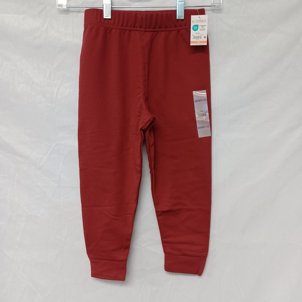 Garanimals Boys Ruby Wine Active Pants Size 4T Stretchy Elastic Waist